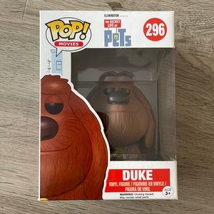 Funko POP The Secret Life of Pets Duke #296 Vinyl Figure.